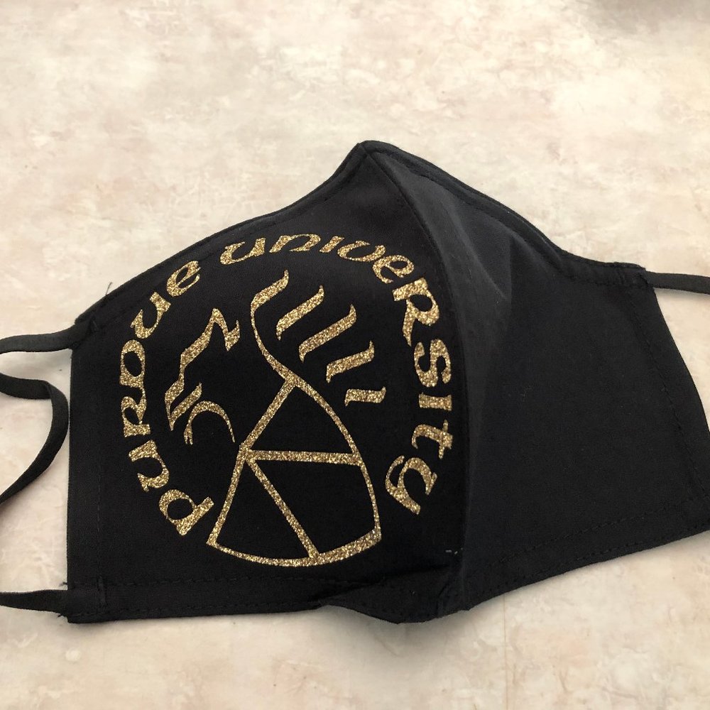 Purdue Fold Over Face Mask